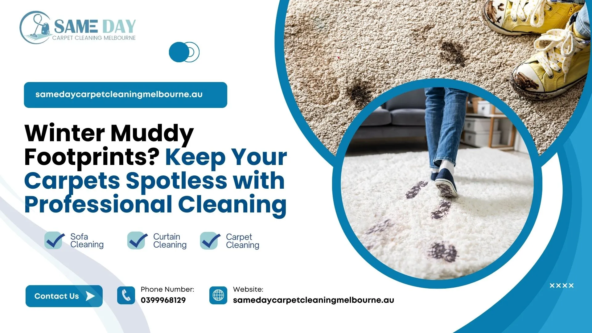 Winter Muddy Footprints? Keep Your Carpets Spotless with Professional Cleaning