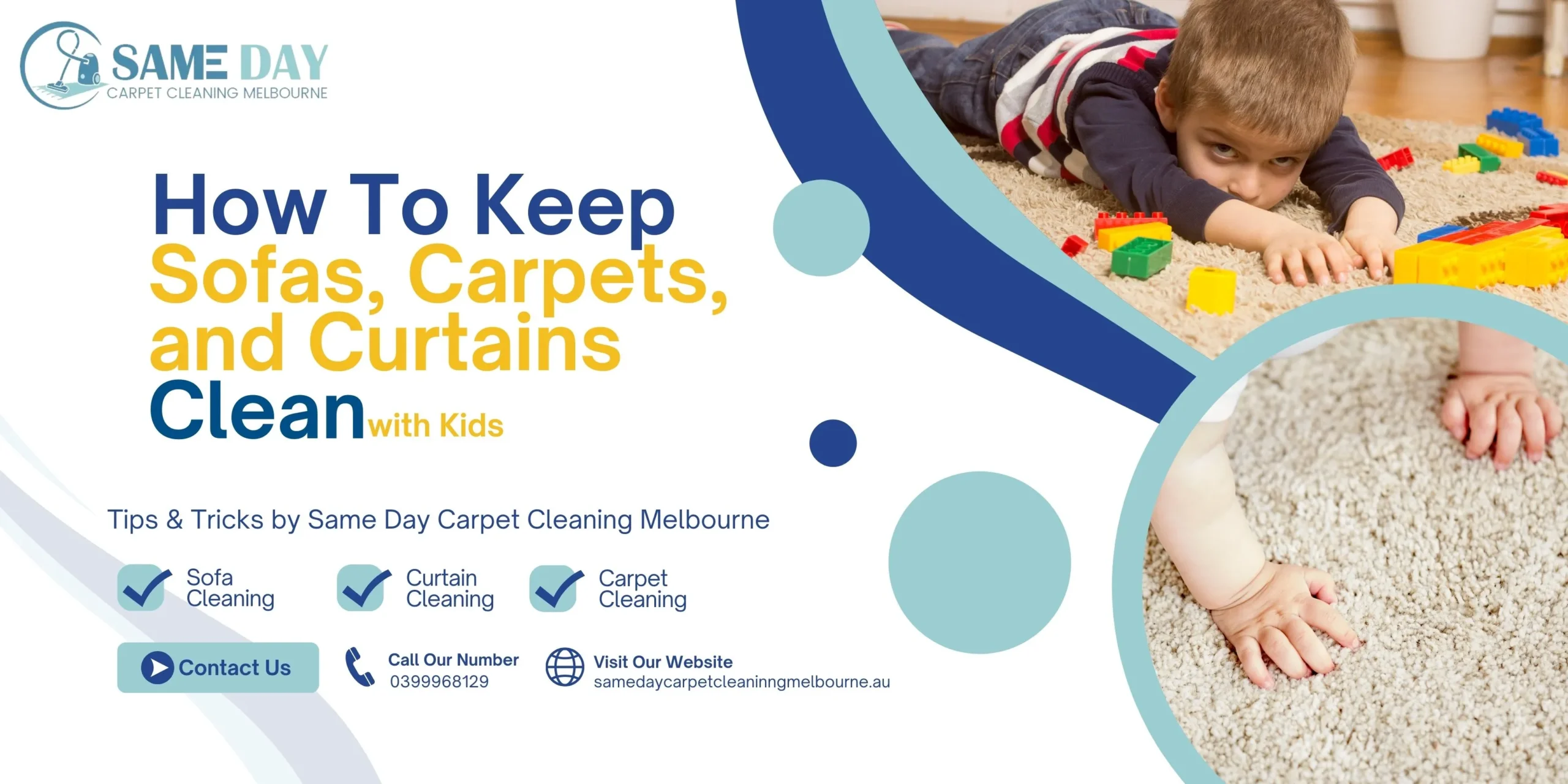 How To Keep Sofas, Carpets, and Curtains Clean with Kids: Tips & Tricks